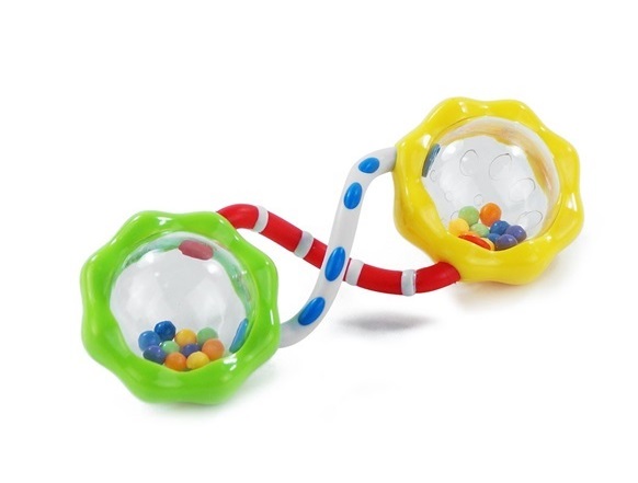 Baby mix hrkálka s hryzatkami 0+